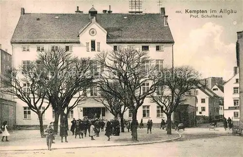 AK / Ansichtskarte Kempten Allgaeu Schulhaus Kat. Kempten (Allgaeu)