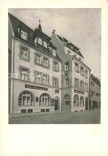 AK / Ansichtskarte Nuernberg Hotel Reichshof Kat. Nuernberg