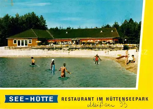 AK / Ansichtskarte Meissendorf See Huette Restaurant Strandbad Kat. Winsen (Aller)