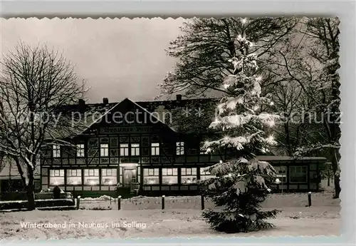 AK / Ansichtskarte Neuhaus Solling Ortsmotiv im Winter Kat. Holzminden