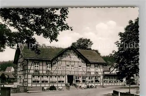 AK / Ansichtskarte Neuhaus Solling Hotel Brauner Hirsch Kat. Holzminden