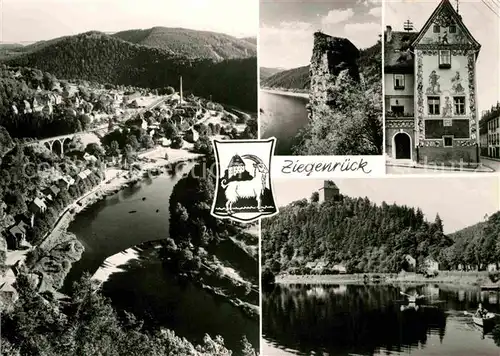 AK / Ansichtskarte Ziegenrueck Panorama Burg Teilansicht 