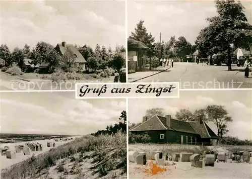 AK / Ansichtskarte Zingst Ostseebad Strand Bauernhaus Platz Kat. Zingst Darss