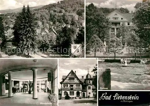 AK / Ansichtskarte Bad Liebenstein Kurhaus Wandelhalle Postamt  Kat. Bad Liebenstein