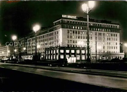 AK / Ansichtskarte Berlin Haus Budapest Kat. Berlin