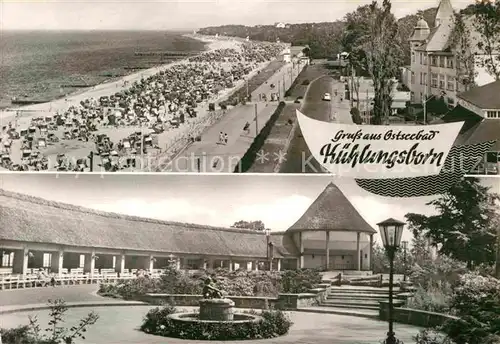 AK / Ansichtskarte Kuehlungsborn Ostseebad Strandpartie Konzertpavillon Kat. Kuehlungsborn