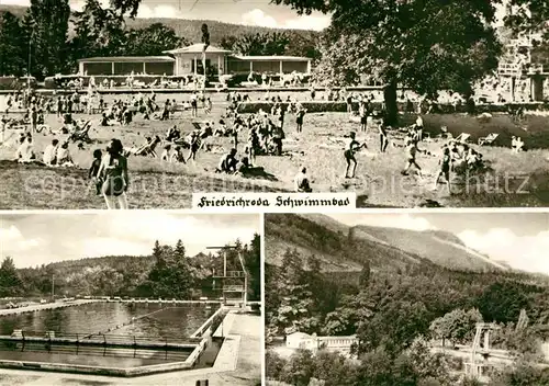 AK / Ansichtskarte Friedrichroda Schwimmbad Kat. Friedrichroda