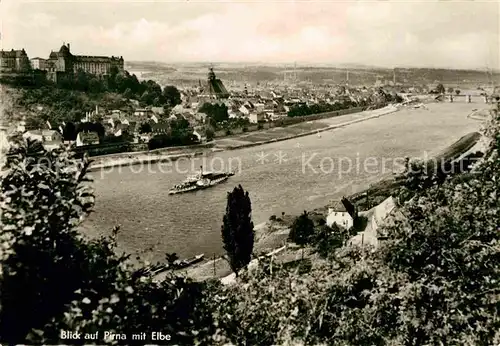 AK / Ansichtskarte Pirna Elbansicht Kat. Pirna