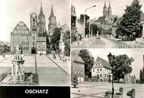 AK / Ansichtskarte Oschatz Platz der Deutsch sowejtischen Freundschaft Dresdner Strasse Kat. Oschatz