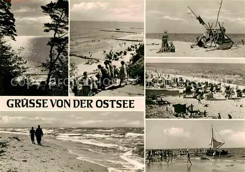 AK / Ansichtskarte Kuehlungsborn Ostseebad Strand Teilansicht  Kat. Kuehlungsborn