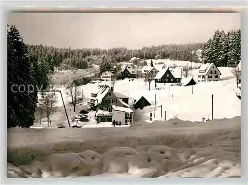 AK / Ansichtskarte Kniebis Freudenstadt Gasthof Pension Waldhorn Kat. Freudenstadt