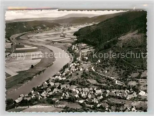 AK / Ansichtskarte Ruehle Oberweser Fliegeraufnahme Kat. Bodenwerder