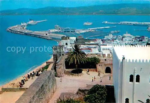 AK / Ansichtskarte Tanger Tangier Tangiers View of the Port Hafen Kat. Marokko