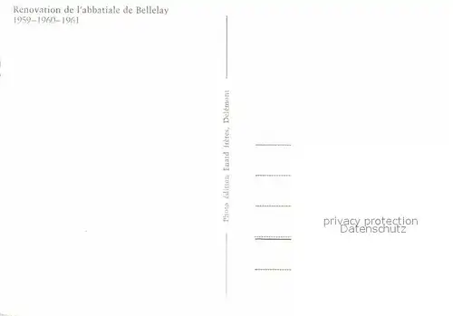AK / Ansichtskarte Bellelay Renovation de l abbatiale Abtei Innenansicht Kat. Bellelay