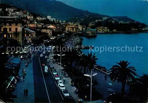 AK / Ansichtskarte Rapallo Liguria Notturno Nachtaufnahme Kat. Rapallo
