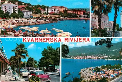 AK / Ansichtskarte Opatija Istrien Strandpartien