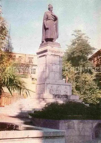 AK / Ansichtskarte Tiflis Tiblissi Schot Rustaweli Denkmal 