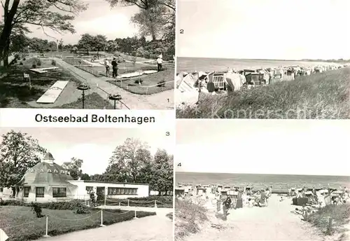 AK / Ansichtskarte Boltenhagen Ostseebad Minigolf Pavillon Strand Kat. Ostseebad Boltenhagen