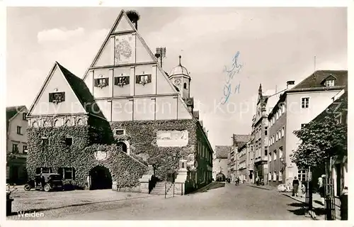 AK / Ansichtskarte Weiden Oberpfalz Rathaus Kat. Weiden i.d.OPf.