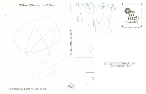 AK / Ansichtskarte Weiden Oberpfalz Rathaus Kat. Weiden i.d.OPf.