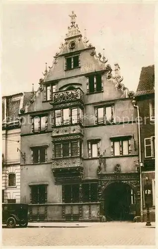 AK / Ansichtskarte Colmar Haut Rhin Elsass Maison des tetes Kat. Colmar