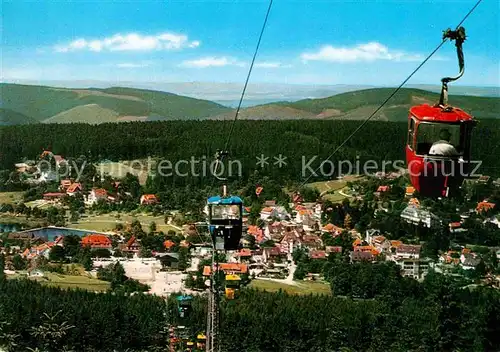 AK / Ansichtskarte Seilbahn Hahnenklee Bocksberg Kat. Bahnen