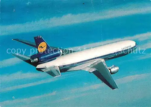 AK / Ansichtskarte Lufthansa DC10  Kat. Flug