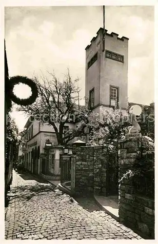 AK / Ansichtskarte Ruedesheim Rhein Altstadtpartie Kat. Ruedesheim am Rhein