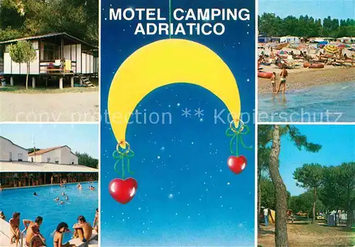 AK / Ansichtskarte Jesolo Pineta Motel Camping Adriatico Strand Swimmingpool