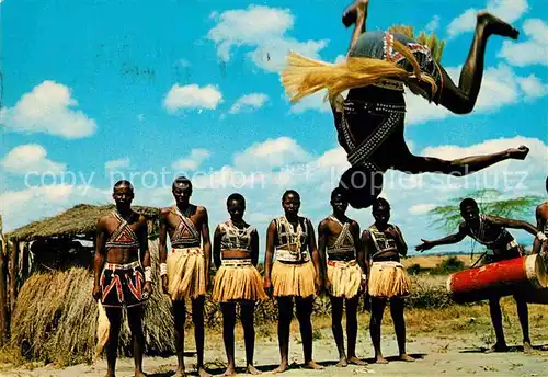 AK / Ansichtskarte Tanz Taenzer Afrika Kitui Dancers 