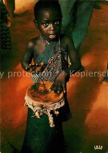 AK / Ansichtskarte Typen Afrika Kind Ecole du Ryhtme 