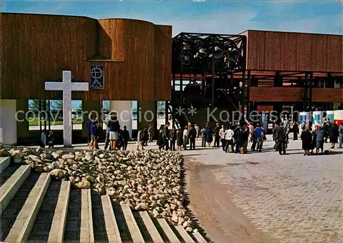 AK / Ansichtskarte Exposition Nationale Lausanne 1964 Place de la Joie de Vivre Sanctuaire Carillon Kat. Lausanne