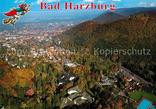AK / Ansichtskarte Bad Harzburg Fliegeraufnahme mit Burgberg Kat. Bad Harzburg