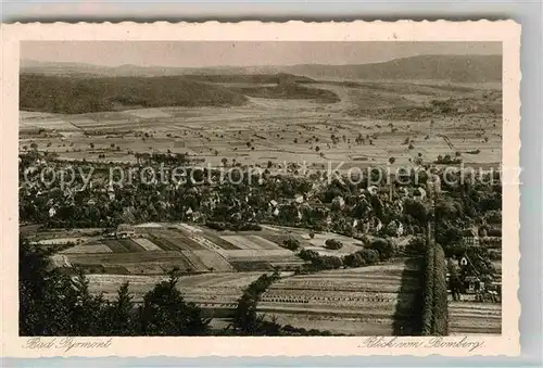 AK / Ansichtskarte Bad Pyrmont Blick vom Bomberg Kat. Bad Pyrmont