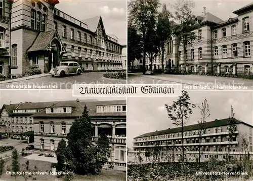 AK / Ansichtskarte Goettingen Niedersachsen Universitaetskliniken Kat. Goettingen