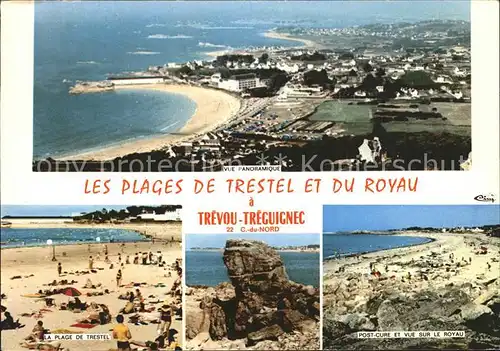 AK / Ansichtskarte Trevou Treguignec Plages de Trestel et du Royau vue panoramique Kat. Trevou Treguignec