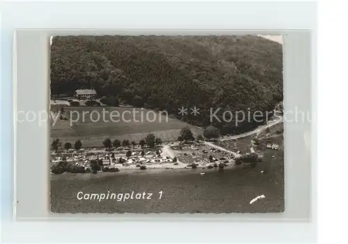 AK / Ansichtskarte Waldeck Edersee Campingplatz Edertalsperre Kat. Edertal