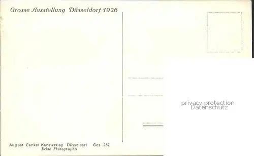 AK / Ansichtskarte Duesseldorf Grosse Ausstellung 1926 am Rhein Fliegeraufnahme Kat. Duesseldorf