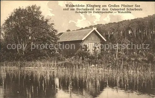 AK / Ansichtskarte Scharbeutz Ostseebad Waldschaenke Klingberg am Gr Poenitzer See Kat. Scharbeutz