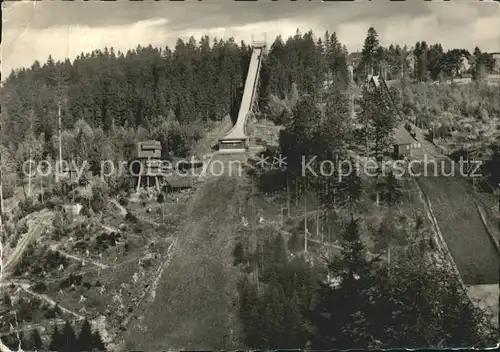 AK / Ansichtskarte Oberhof Thueringen Schanze Skispringen Kat. Oberhof Thueringen