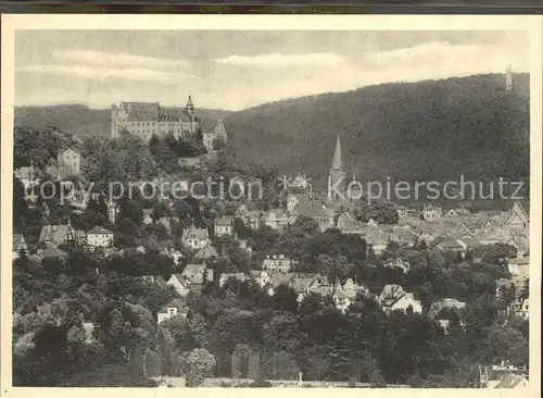 AK / Ansichtskarte Marburg Lahn Altstadt mit Schloss Kat. Marburg