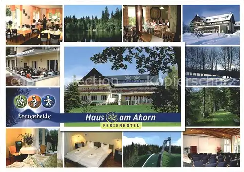 AK / Ansichtskarte Kottenheide Ferienhotel Haus am Ahorn Sprungschanze Kat. Schoeneck Vogtland