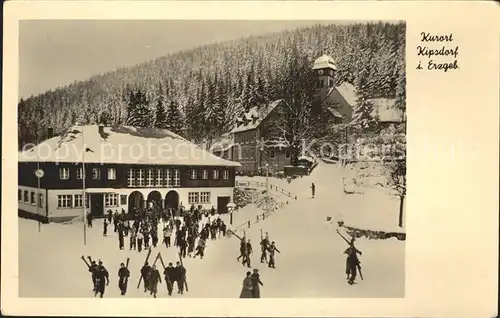 AK / Ansichtskarte Kipsdorf Ski Gebaeude  Kat. Altenberg