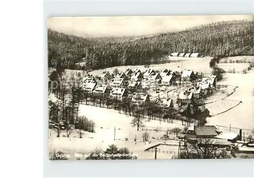 AK / Ansichtskarte Geising Erzgebirge Bergarbeiter Siedlung / Geising Osterzgebirge /Saechsische Schweiz-Osterzgebirge LKR