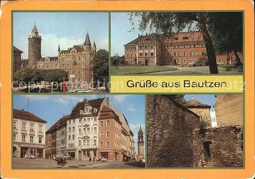 AK / Ansichtskarte Bautzen Alte Kaserne Museum Hauptmarkt Stadtmauer Kat. Bautzen