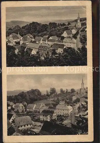 AK / Ansichtskarte Berggiesshuebel vor und nach der Katastrophe Juli 1927 Kat. Bad Gottleuba Berggiesshuebel