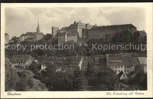 AK / Ansichtskarte Bautzen Schloss Ortenburg mit Seidau Serie Deutsche Heimatbilder Kat. Bautzen