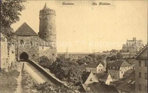 AK / Ansichtskarte Bautzen Muehltor Turm Stadtmauer Kat. Bautzen