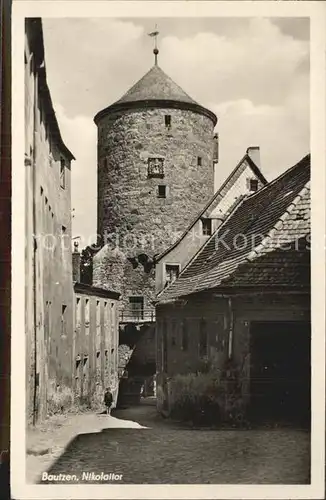 AK / Ansichtskarte Bautzen Nikolaitor Turm Kat. Bautzen