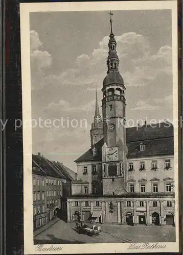AK / Ansichtskarte Bautzen Rathaus Serie Saechsische Heimatschutz Postkarten Kupfertiefdruck Kat. Bautzen